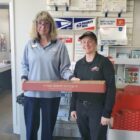 [CREDIT: D'Angelo Sandwiches] D’Angelo of Warwick delivered a Great Divide sandwich t Shift Leader Shannon Donnell at the Warwick Post Office at 3205 Post Road early this month.