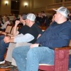 [CREDIT: Rob Borkowski] A crowd of firefighters filled the left half of council chambers Dec. 16 as the Warwick Finance Committee discussed and heard public comment on the newly negotiated firefighters contract.