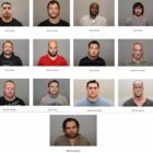 [CREDIT: RISP] RI State Police have arrested 13 men, on child exploitation charges after an undercover sting Jan. 24 through Jan. 26, 2020.