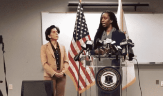 [CREDIT: RIDOH] Governor Gina M. Raimondo and RIDOH Director Nicole Alexander-Scott asked the public and organizers to avoid large events to limit spread of COVID-19.
