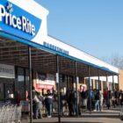 [CREDIT: Price Rite] Customers line up outside the Warwick Price Rite Feb. 28 to experience the remodeled store.