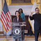 Gov. Gina Raimondo held a press conference March 21 updating the public about steps taken to limit spread of COVID-19.