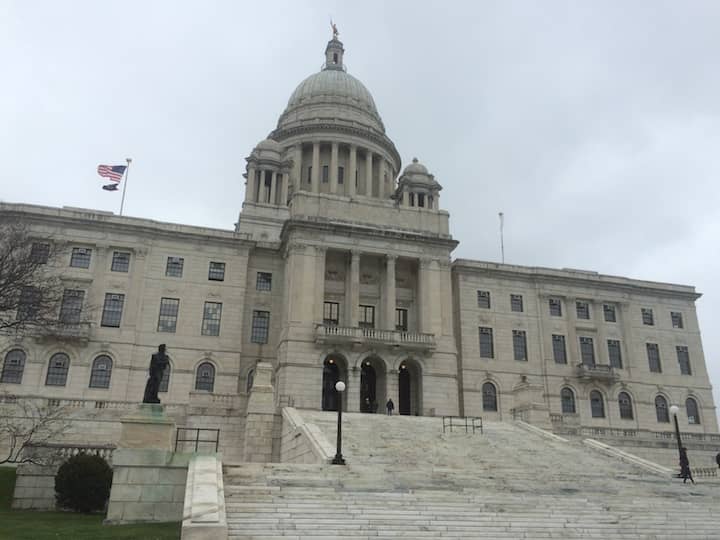 [CREDIT: Rob Borkowski] The RI State House. RIDOH warns COVID-19 masks are a must as spread is likely outside the home. Gov. Raimondo also announced new small business aid through a $10M loan program with Goldman Sachs.