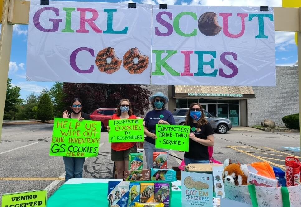 [CREDIT: GSSNE]You can still get your yearly Girl Scout cookies at the Girl Scout Cookie Drive-Thru at 500 Greenwich Ave. June 13, 14 and June 19-21.