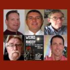 [CREDIT: FantasticForay.com] Weird Rhody" collects the weird horror tales of RI authors, from left, top: Rob Borkowski, Dennis J. Kafalas, Bob Sherman, G.A. Miller, and Paul Lonardo.