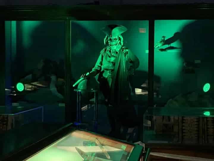 [CREDIT: Rob Borkowski]Many of the sights are worthy of a buccaneer at Roger Williams Park's Museum of Natural History "Night at the Haunted Museum".