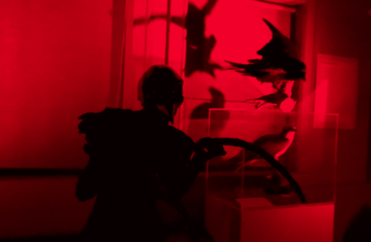 [CREDIT: Rob Borkowski] Scary moments are for the birds at Roger Williams Park's Museum of Natural History "Night at the Haunted Museum".