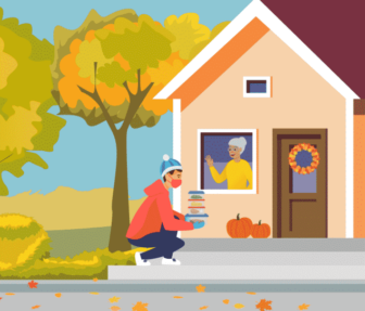 [CREDIT: CDC] The Centers for Disease Control and Prevention recommend avoiding contact with people outside you house during Thanksgiving. The CDC suggests preparing traditional dishes and delivering them to family and neighbors in a way that does not involve contact with others (for example, leave them on the porch).