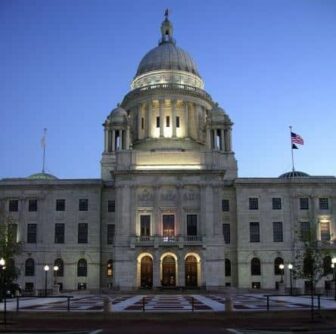 The Rhode Island State House is located at 82 Smith St. Providence. The RI Senaate has approved a bill creating a Warwick Schools Budget Commission.