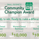 [Citizens Bank] Nominations for the Small Business Community Champion Award Contest are open until March 1.