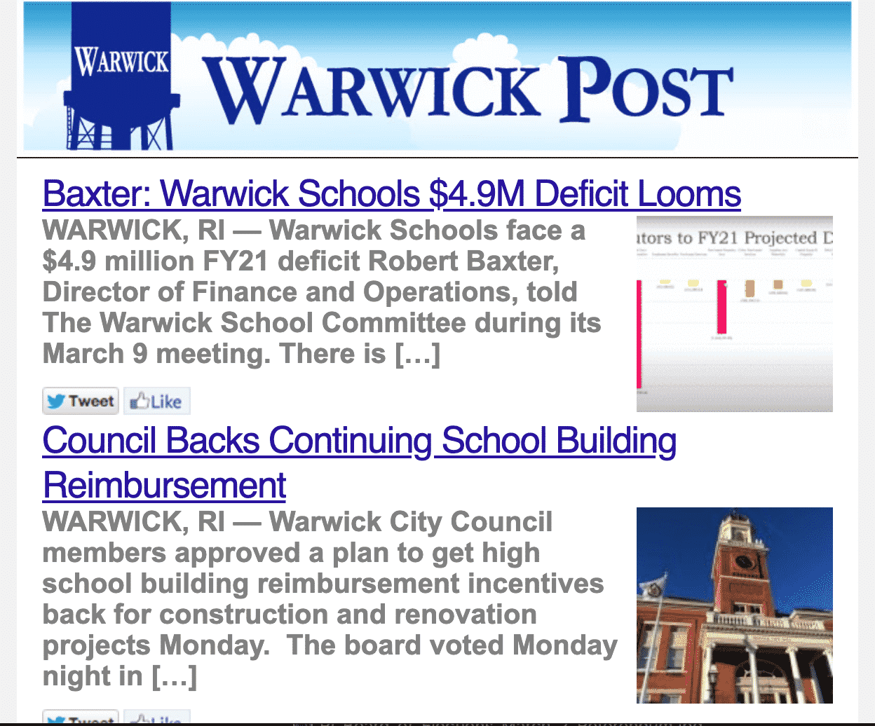 [CREDIT: Warwick Post] The daily Warwick Post newsletter keeps you up to date on all WarwickPost.com stories. Subscribe to read beyond the headlines for only $1.50 a month.
