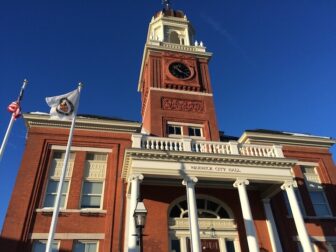 [CREDIT: Rob Borklowski] Warwick City Hall. The Warwick City Council OK'd a bill asking the General Assembly to allow Warwick to adjust its residential-commercial tax mix Monday.
