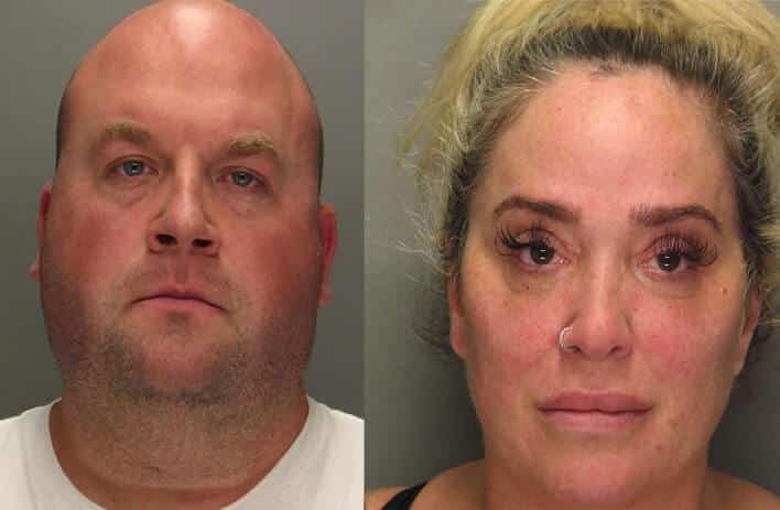 [CREDIT: WPD] On June 23, William Dickie II, 39 and his wife, Tara Uciferro, 47 turned themselves in to the Warwick Police Department on shoplifting charges.