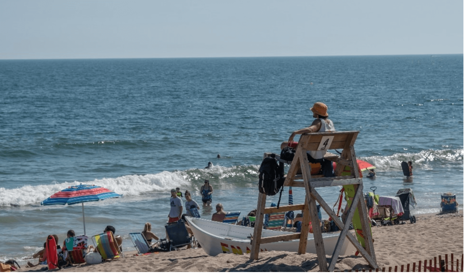 [CREDIT: DEM] East Matunuck State Beach, Narragansett. DEM will begin repairing beaches first this week as it cleans up from Tropical Storm Henri.