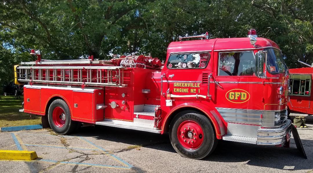 [CREDIT: Lincoln Smith] From Greenville, Engine 1, a 1963 Mack,  during the Antique Fire Truck Show at the Masonic Youth Center Sept. 27, 2021.