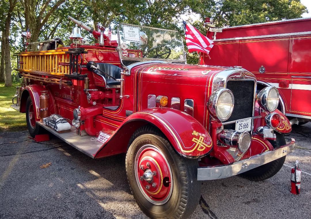 [CREDIT: Lincoln Smith] From  Lewiston, CT - 1935 Maxim,  during the Antique Fire Truck Show at the Masonic Youth Center Sept. 27, 2021.