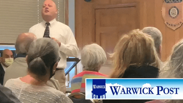[CREDIT: Rob Borkowski] Warwick's new City Planner Tom Kravitz hosted a workshop about current city solar regulations and proposed changes Wednesday night at WPD HQ on Veterans Memorial Drive.