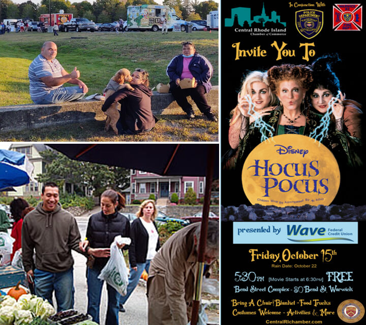 [CREDIT: Warwick Post Illustration] The Warwick Weekend roundup includes food trucks, a farmer's market and Hocus Pocus showing .
