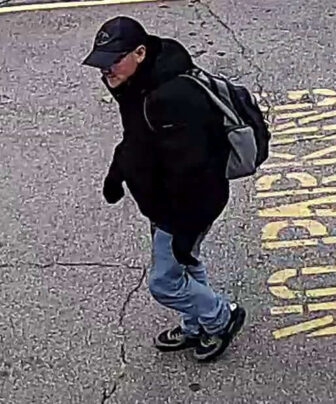 [CREDIT: WPD] Warwick Police have released photos of a suspect in an Oct. 30 carjacking. They advise not approaching the man, who is considered armed and dangerous.