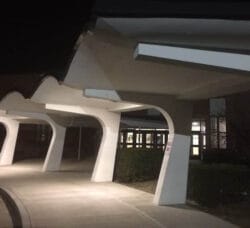 [CREDIT: Rob Borkowski] Warwick Veterans Middle School, 2401 W Shore Rd, Warwick, RI, is the venue for the Warwick School Committee meetings.