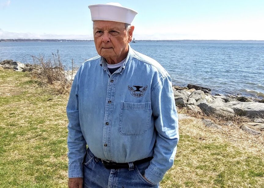 Frederick Mikkelsen lived and worked at the Conimicut Shoals Lighthouse from 1958 through 1961.