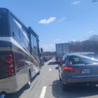 [CREDIT: Troy Remillard] State Police and Astro Towing were reported responding to a multiple car EG Warwick crash on Rte. 95 North past the Rte. 4 split, blocking traffic through East Greenwich and Warwick Saturday morning.