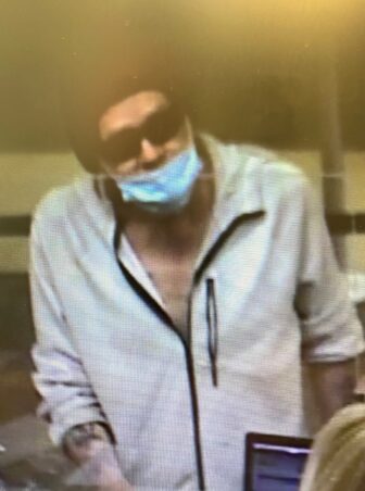 [CREDIT: WPD] Warwick Police are looking for the man who robbed Harbor One bank on Warwick Avenue Friday.