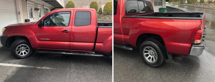 [WPD] Charlotte Lester has been missing since Monday, May 16, and Warwick Police would like your help finding the missing Warwick woman.Above, views of her 2006 Red Toyota Tacoma pickup, with black bumper and custom rims, possibly with RI registration 1IL194.
