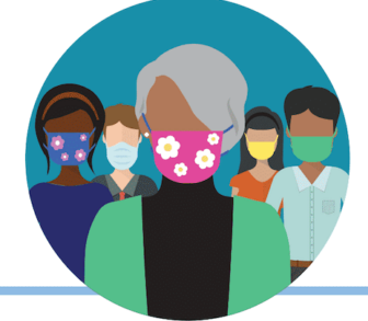 [CREDIT: RI.gov] The CDC advises wearing masks indoors again, as high COVID risk in many RI counties has been noted in the continuing COVID-19 pandemic.