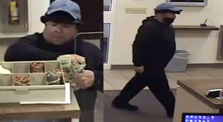 [CREDIT: WPD] Warwick Police are looking for the Harbor One Bank Robber who took an undisclosed amount from the bank at 8:30 a.m. May 10.