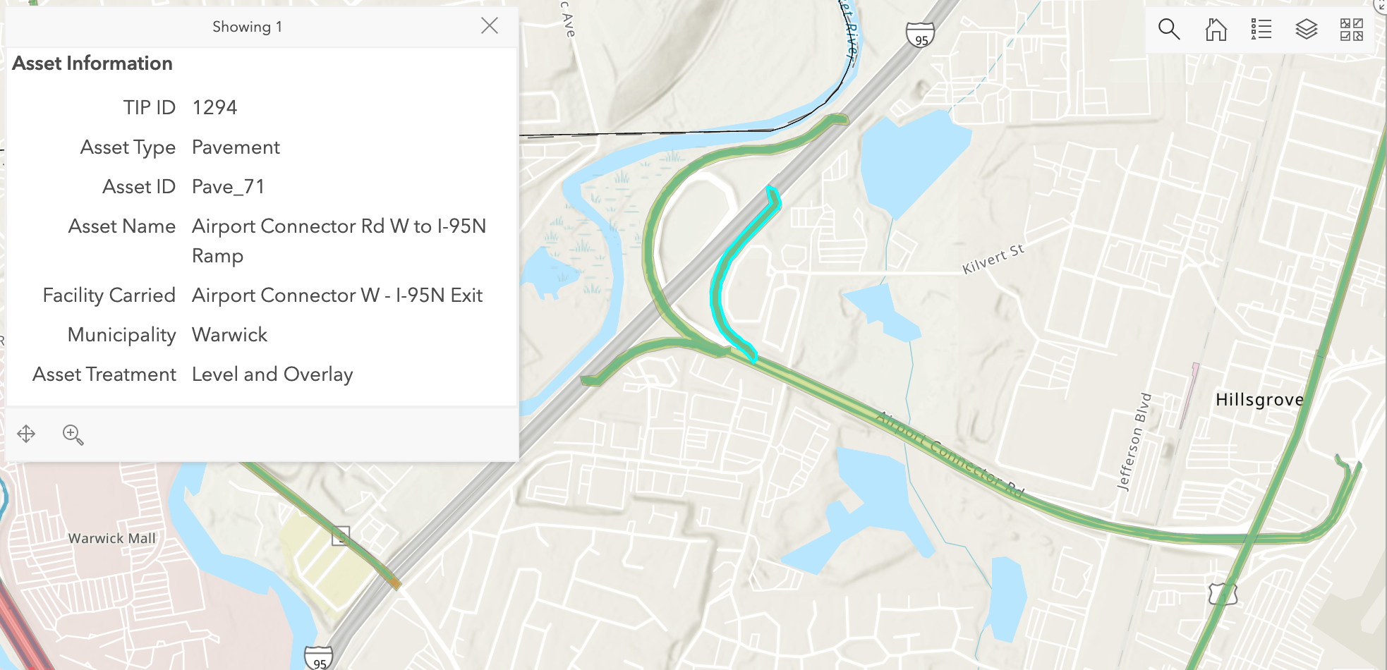 [CREDIT: RIDOT] RIDOT will periodically close ramps during an Airport Connector paving project starting Tuesday night, July 5, 2022.