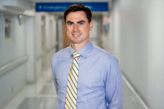 [CREDIT: Care New England] Dr. Jordan Hebert has joined Care New England’s leadership team as the Medical Director of Robotic Surgery at Kent Hospital.