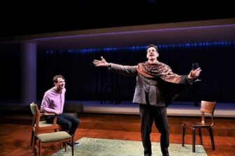 [CREDIT: Trinity Rep] Jack Dwyer and Stephen Thorne in Trinity Rep's production of "The Inheritance."