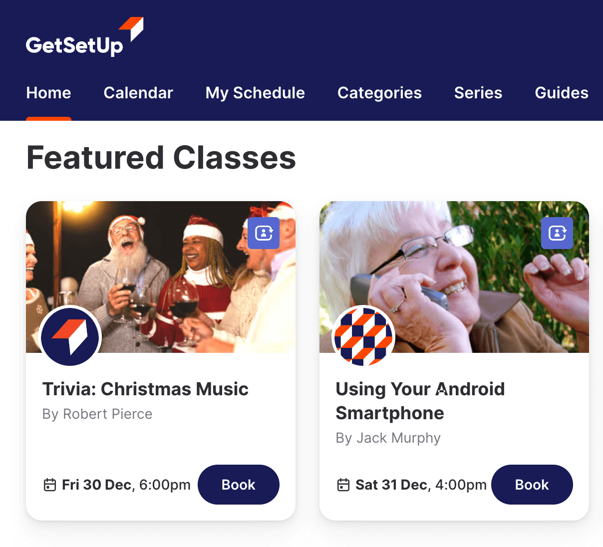 GetSetUp’s customized platform offers an interface for older adults to learn, create, and share their wisdom safely.