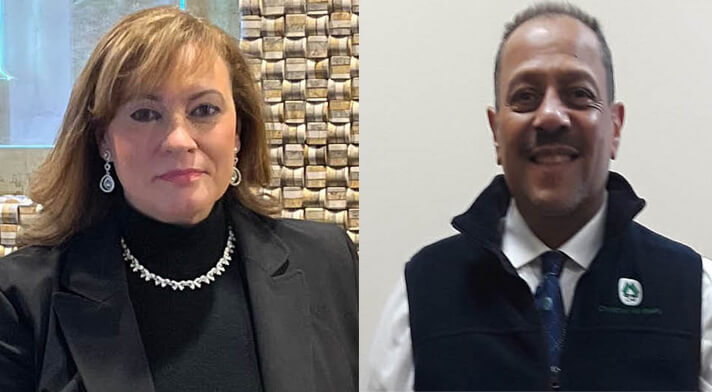 {CREDIT: RIHA] RIHA has recently honored Marina Plowman of Warwick and Javier Romero of Somerset, MA for their work at Regency Plaza Apartments in Providence.