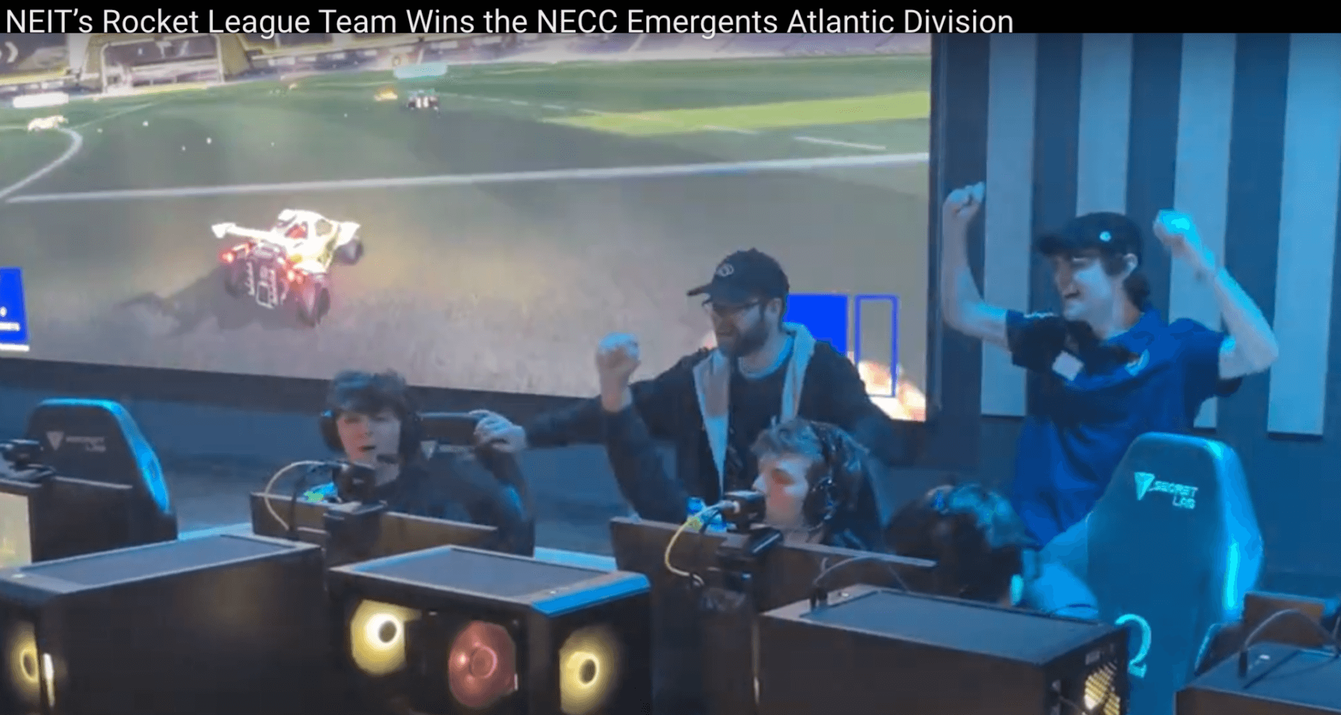 [CREDIT: NEIT] The NEIT esports team won the NECC Rocket League Title in the Emergents Atlantic Division Dec. 4.