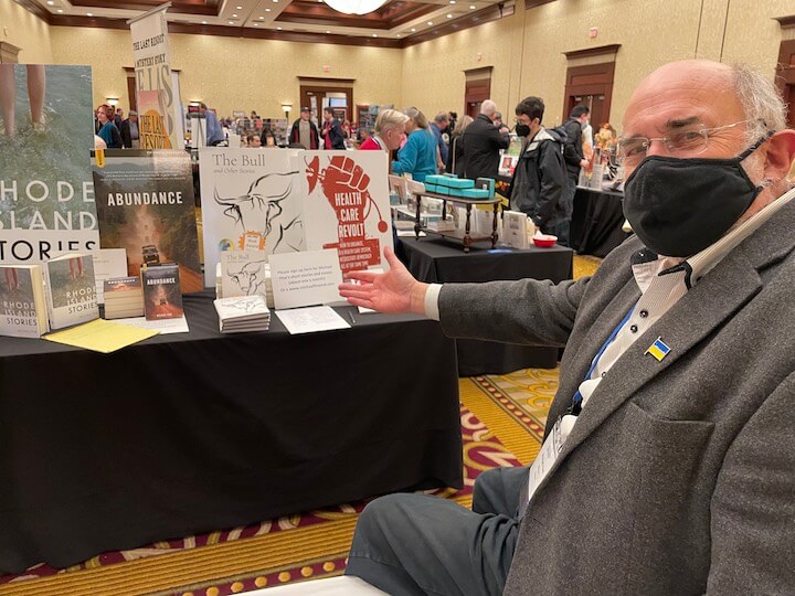 [CREDIT: Rob Borkowski] The RI Author Expo put readers in front of writers from every genre Saturday at Crowne Plaza Warwick. That included former RI health director Dr. Michael Fine.