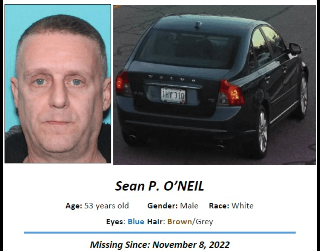 [CREDIT: WPD] Warwick Police ask that you keep an eye out for a man missing since Nov. 8 - Sean O'Neil, 53.