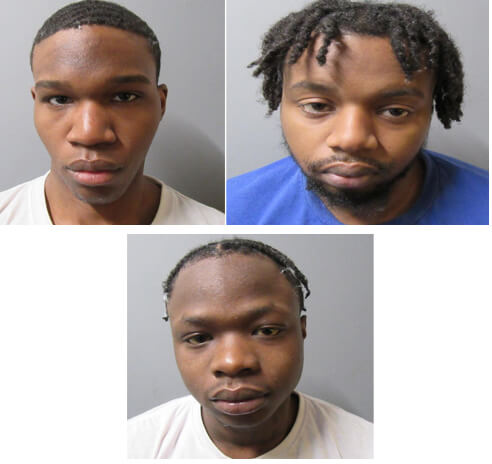 [CREDIT: RISP] On Monday, Jan. 16, 2023, State Police, North Kingstown Police and the South Kingstown Police Department arrested three from New York for numerous larcenies. Clockwise from left: Souleyman Magas, Lacine Cisse and Boubakar Toure.