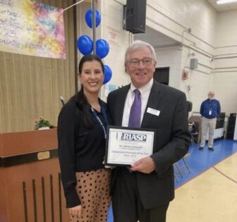 [CREDIT: RIASP] The RI Association of School Principals named Norwood School Principal Sabrina Antonelli the RI Elementary Principal of the Year April 5.