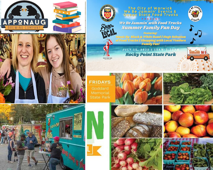[CREDIT: Warwick Post Composite] The Warwick Weekend boasts Food Trucks, flowers, books and brews.