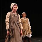 [CREDIT: Mark Turek] The cast of Trinity's "The Good John Proctor," from left: Lori Vega, Deanna Myers, and Rebecca-Anne Whittaker.