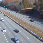 [CREDIT: RIDOT] RIDOT has begun Providence and Warwick Highway Aid patrols, rendering emergency service to motorists between Providence highways and the Airport Connector. Above, a traffic camera shot of Rte. 95 near Cowesett Road.