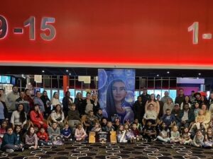 [CREDIT: A Wish Come True] A Wish Come True hosted 185 "Wish Kids" and their families to see the movie Disney's "Wish". Dec. 3 at Showcase Cinema De Lux.