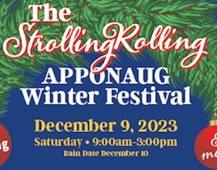 [CREDIT: Warwick Tourism Dept.] The Strolling Rolling Apponaug Winter Festival debuts Sept. 9