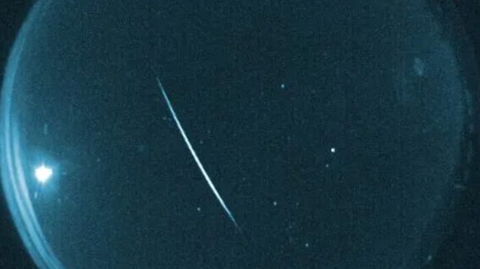 [CREDIT: NASA] The Quadrantids Meteor Shower peads Jan. 3 and Jan. 4, with a maximum rate of about 80 per hour, varying between 60-200.