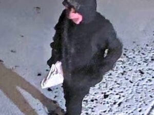 [CREDIT: WPD] Warwick Police are asking the public's help identifying the Jan. 16 Jehovah's Witness Hall vandal.