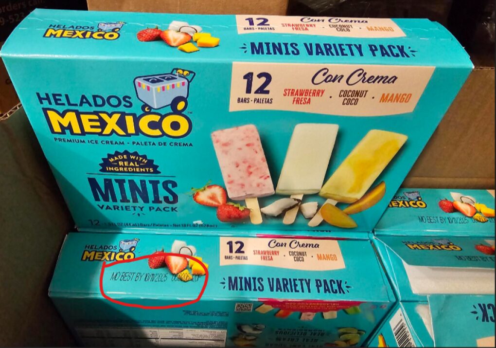 Tropicale Foods is recalling 5,224 units of Helados Mexico Mini Cream Variety Packs with a best-by date of “MO Best By 10/11/2025.” The mango bars in the variety pack may be contaminated with Salmonella.