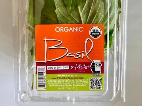 [CREDIT: RIDOH] A multistate outbreak of Salmonella Typhimurium infections has been linked to Infinite Herbs-brand organic basil.