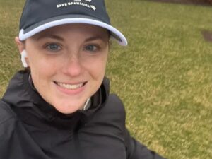 [CREDIT: Sarah Gamache] Sarah Gamache, Warwick resident and nurse practitioner, will run the Boston Marathon Monday to aid Dana Farber Cancer Institute research into treating and curing cancer.